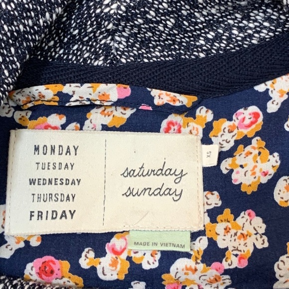 Anthropologie Saturday Sunday Terry Moto Jacket - Picture 8 of 12